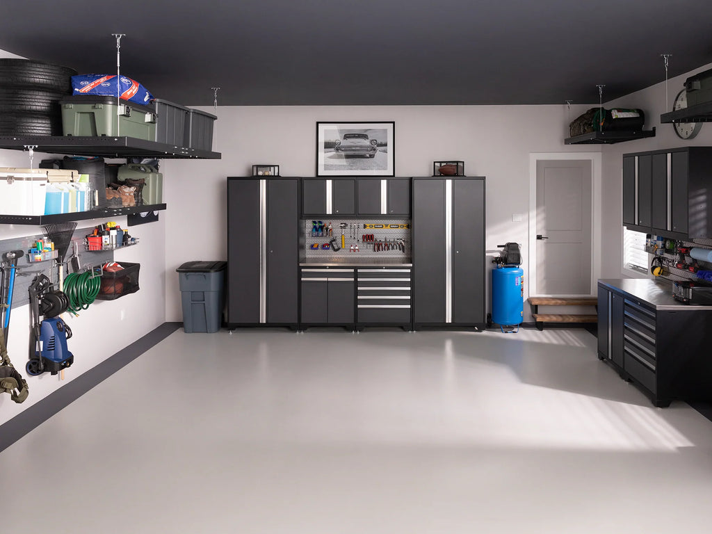 Pro Series 12PC Garage Cabinetry Set · 18-Gauge Steel · Fully-Welded · 184" W X 24" D X 84.75" H