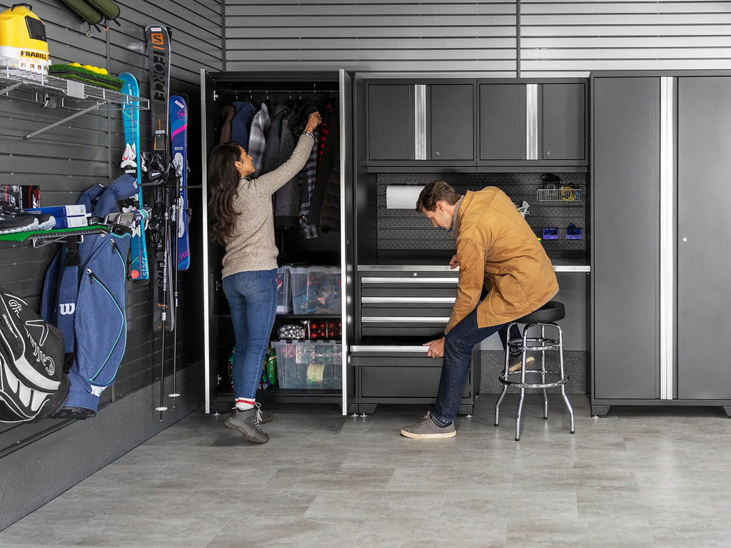 Pro Series 12PC Garage Cabinetry Set · 18-Gauge Steel · Fully-Welded · 184" W X 24" D X 84.75" H