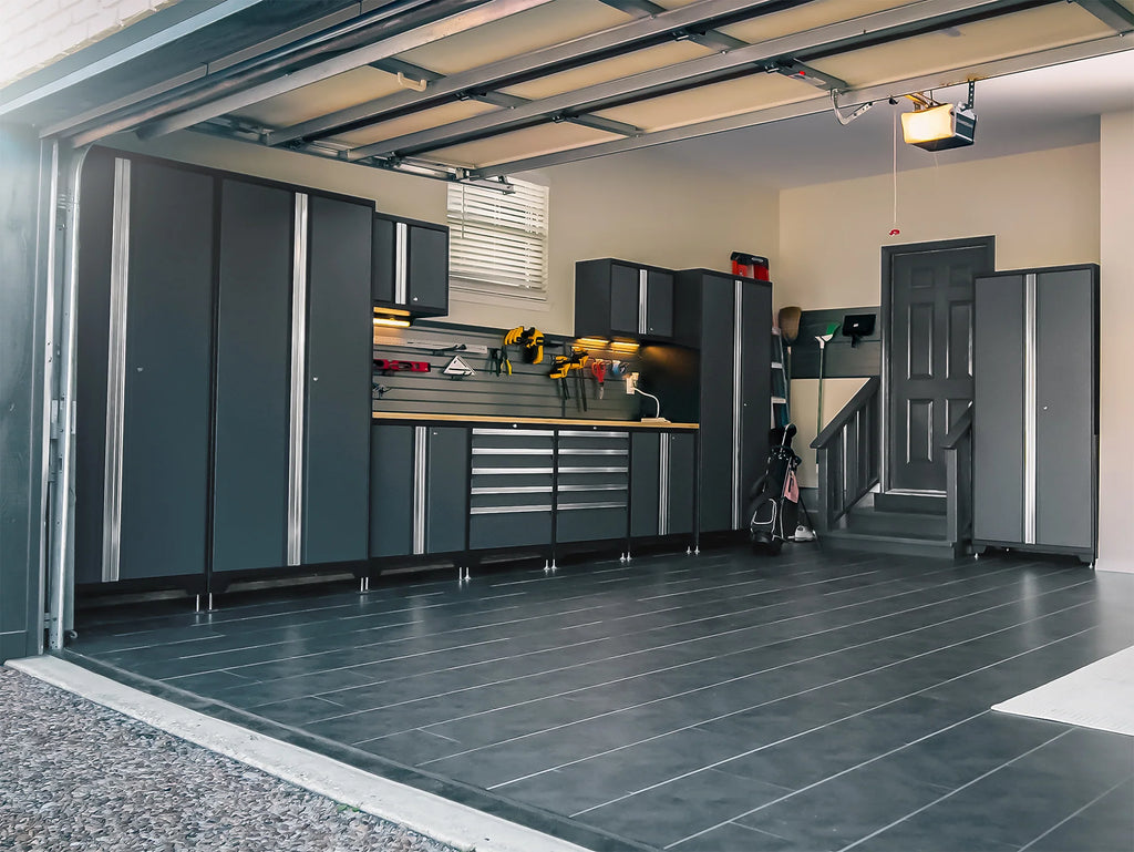Pro Series 12PC Garage Cabinetry Set · 18-Gauge Steel · Fully-Welded · 184" W X 24" D X 84.75" H
