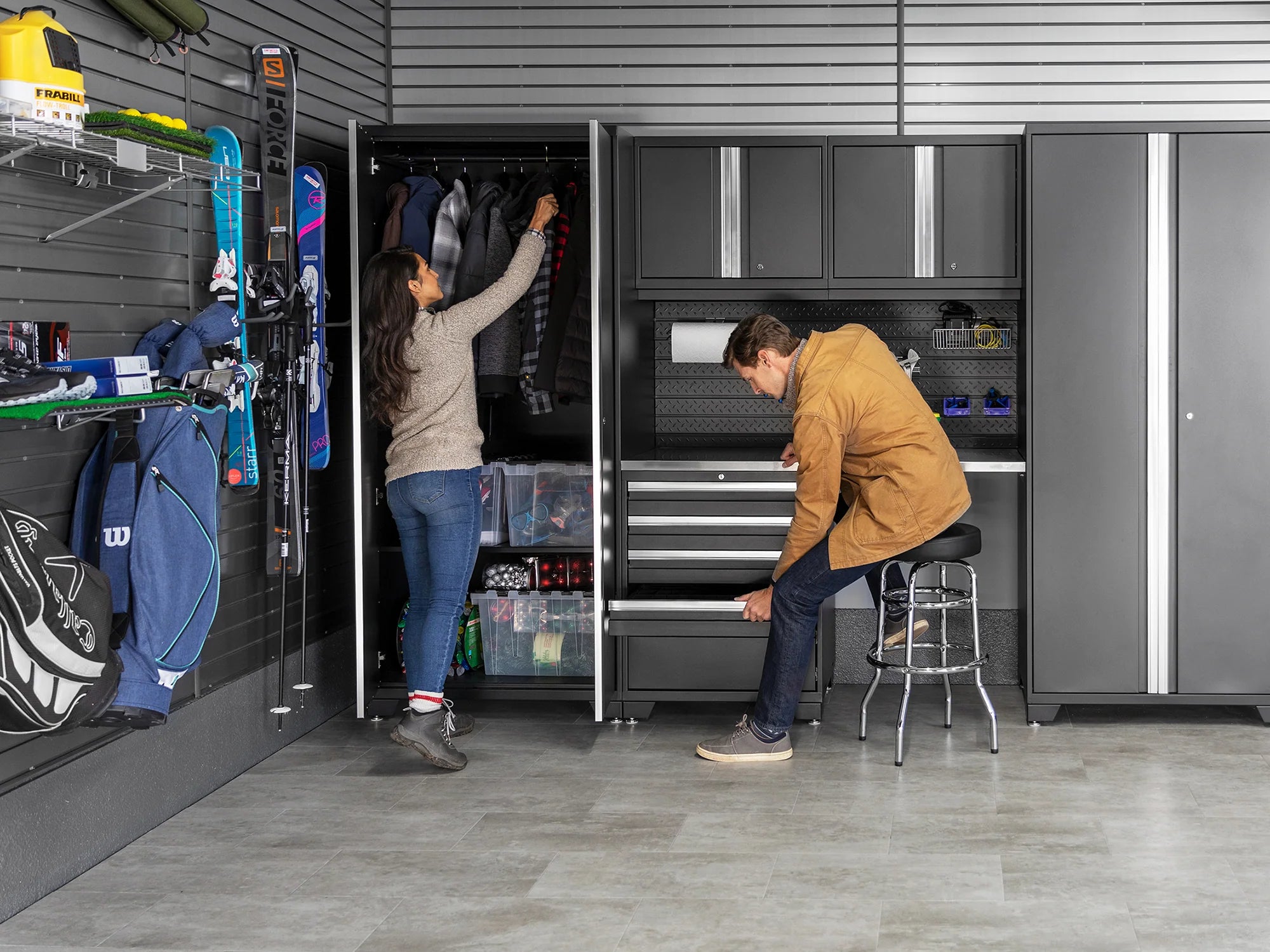 Pro Series 12PC Garage Cabinetry Set · 18-Gauge Steel · Fully-Welded · 184" W X 24" D X 84.75" H