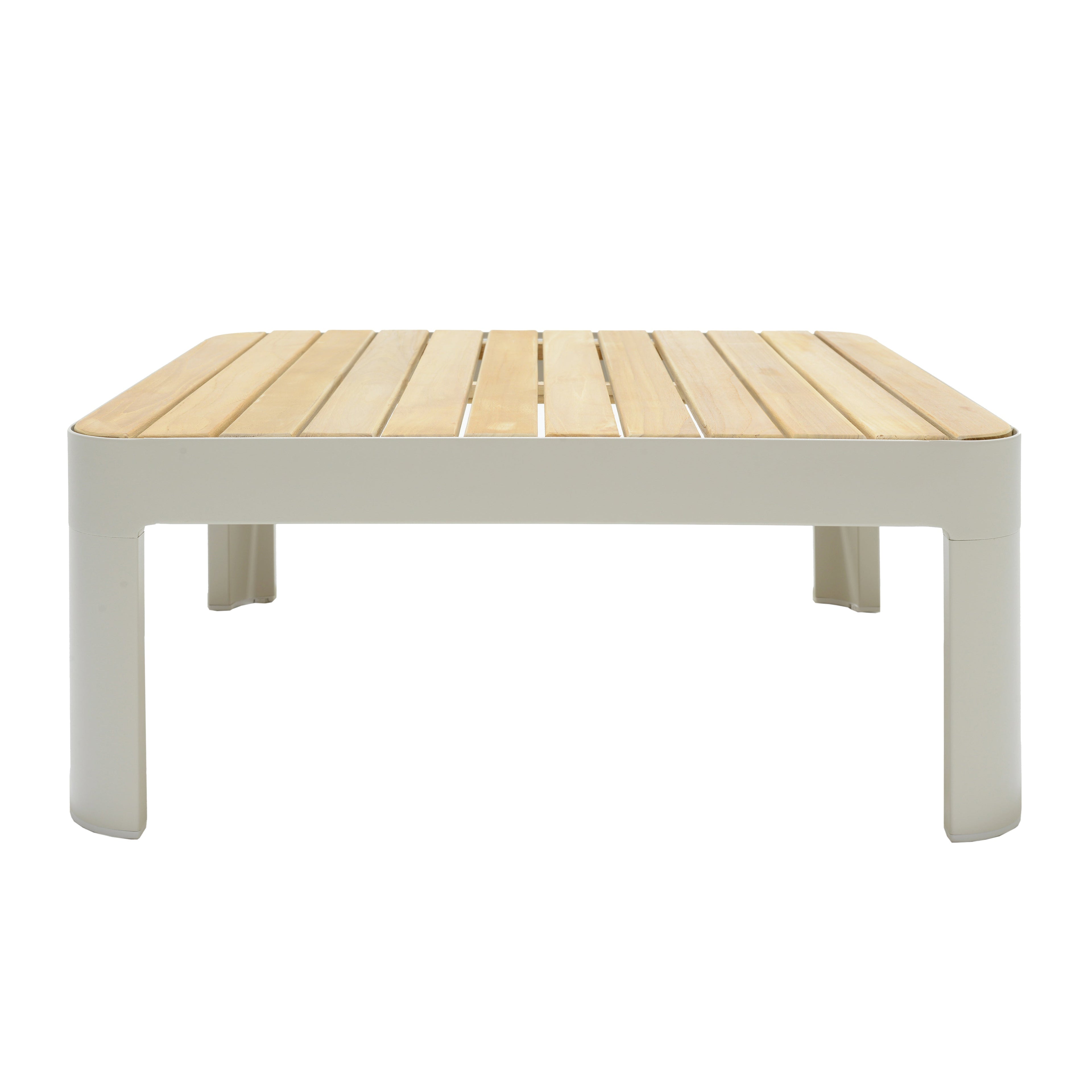 Portals Teak and Aluminum Modular Sofa 3Pc Set