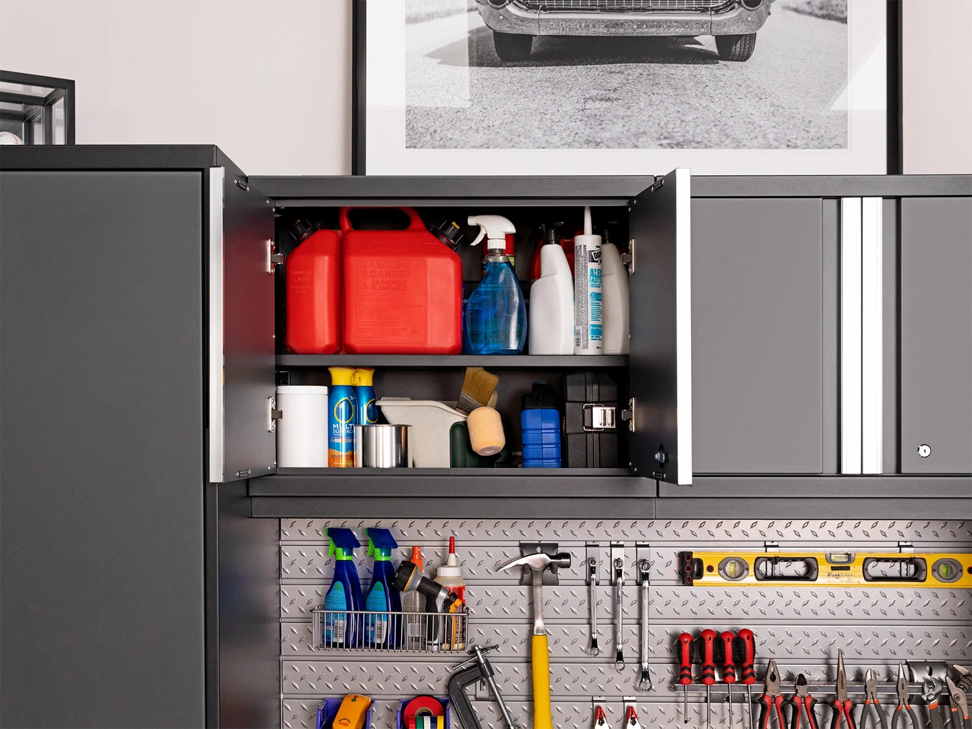 Pro Series 12PC Garage Cabinetry Set · 18-Gauge Steel · Fully-Welded · 184" W X 24" D X 84.75" H