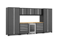 Pro Series 9PC Garage Cabinetry Set · 18-Gauge Steel · Fully-Welded · 156" W X 24" D X 84.75" H
